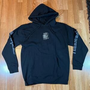 Pleasures X Unkle Mo Wax Roland Black Hoodie Men’s Sz M